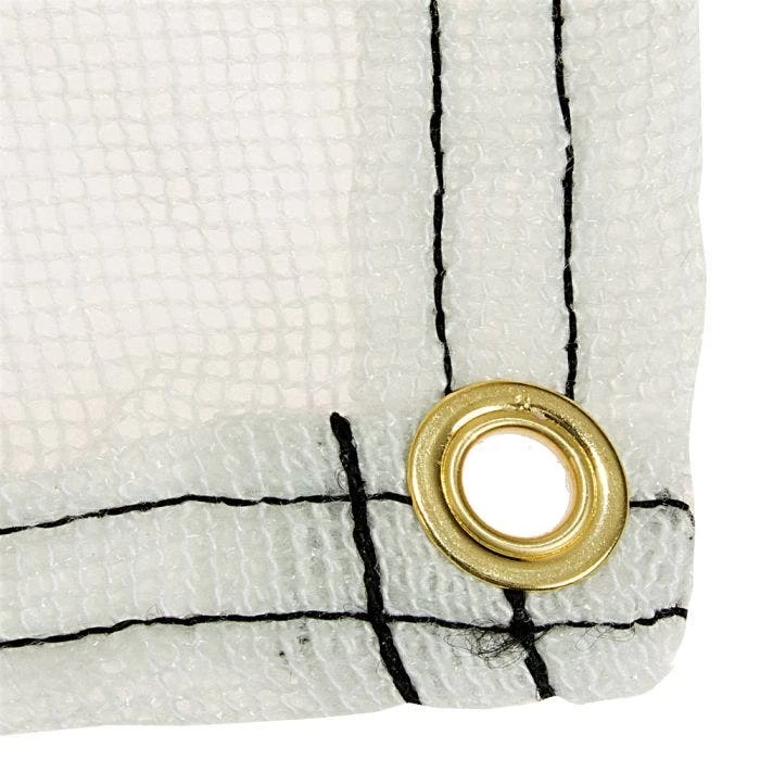 Poly Burlap Tarp Woven Polypropylene Grommets 12.5ft X 20ft 2 Poly Burlap Tarp Woven Polypropylene Grommets 12.5ft X 20ft - Image 2