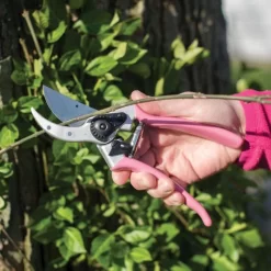 Leonard Pink Traditional Bypass Pruner With Sheath And Belt 10 Leonard Pink Traditional Bypass Pruner With Sheath And Belt -Garden-Tools 1286pcomb 3 1