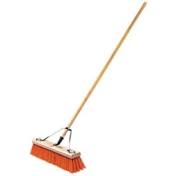 Leonard 24-Inch Heavy-Duty Push Broom With Hardwood Handle -Garden-Tools 1324 2