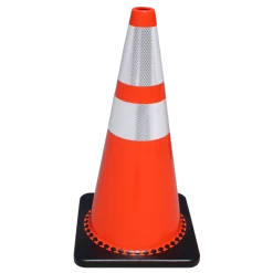 28-Inch Traffic Cone With 3M Reflective Collar