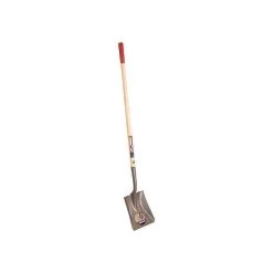 True Temper True American Square Point Open Back Shovel, 48-inch Ash Handle