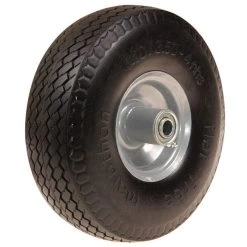 Flat Free Tire Universal Carts And Trucks 10.5in D X 3.3in W, 5/8in Axle
