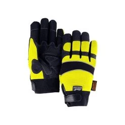 Majestic Hi-Vis High-Visibility Waterproof Gloves - Size Medium