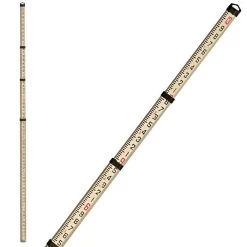 Johnson Durable Aluminum Telescoping Grade Rod, 13 Feet