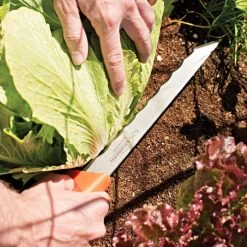 Leonard Wavy Edge Stainless Steel Cut-All Knife, 8-Inch Blade -Garden-Tools 4041t 4