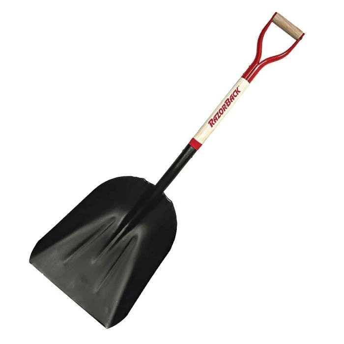 Razor-Back #8 Western Pattern Steel Scoop 1 Razor-Back #8 Western Pattern Steel Scoop