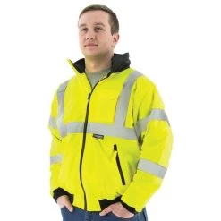 Majestic-Lined Yellow Bomber Jacket Class III - Size 2XL 7 Majestic-Lined Yellow Bomber Jacket Class III - Size 2XL -Garden-Tools 751301 2 7