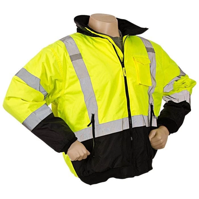 2-in-1 Bomber Jacket, Class III, Black Bottom, 2XL 1 2-in-1 Bomber Jacket, Class III, Black Bottom, 2XL