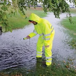 Majestic Hi-Vis High-Visibility Class III Rainwear Jacket, 3XL -Garden-Tools 751351 2 1