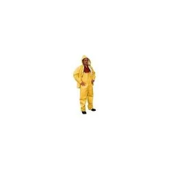 Onguard Heavy Duty Rain Suit Ribbed PVC On Non-Woven Polyester Yellow MD