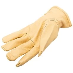 Cowhide Glove With Adjustable Pull Strap XL -Garden-Tools 99 2 3