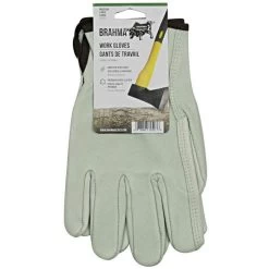 Unlined Leather Driver's Gloves, Large