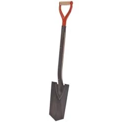 Leonard Full-Strap Diamond-Point Spade With D-Grip Handle