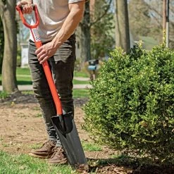 Leonard All-Steel Drain Spade With D-Grip Handle -Garden-Tools ads16 2