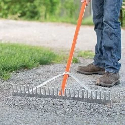 Leonard Aluminum Grading Rake 24in -Garden-Tools ag246 4 1