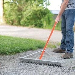 Leonard Aluminum Lawn Rake 24in Wide -Garden-Tools al246 3 1