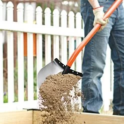Leonard All-Steel Round-Point Shovel -Garden-Tools am11 7 1