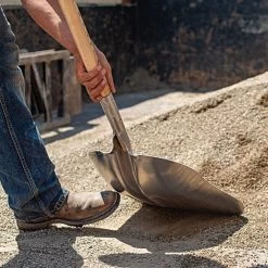 Leonard Heavy-Gauge Aluminum Scoop Shovel With 48-Inch Straight Handle -Garden-Tools ama12l 4 1