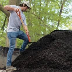 Leonard 10-Tine Forged Steel Scoop Fork With 30-Inch D-Grip Handle -Garden-Tools amf10 17