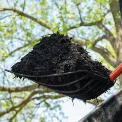 Leonard 10-Tine Forged Steel Scoop Fork With 48-Inch Straight Handle -Garden-Tools amf10l 6