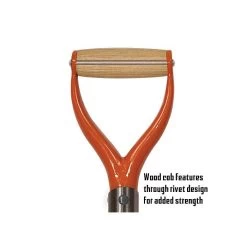 Leonard Classic Full Strap Spade With D Grip Handle And Rubber Foot Pad -Garden-Tools amp13 3