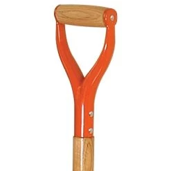 Leonard Steel Scoop Shovel With Size 10 Blade And D-Grip Handle -Garden-Tools ams10 2 1 1