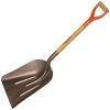 Leonard Steel Scoop Shovel With Size 10 Blade And D-Grip Handle