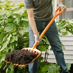 Leonard 8-Tine All-Poly Scoop Fork With 30-inch D-Grip Handle 8 Leonard 8-Tine All-Poly Scoop Fork With 30-inch D-Grip Handle -Garden-Tools apf800 2 2