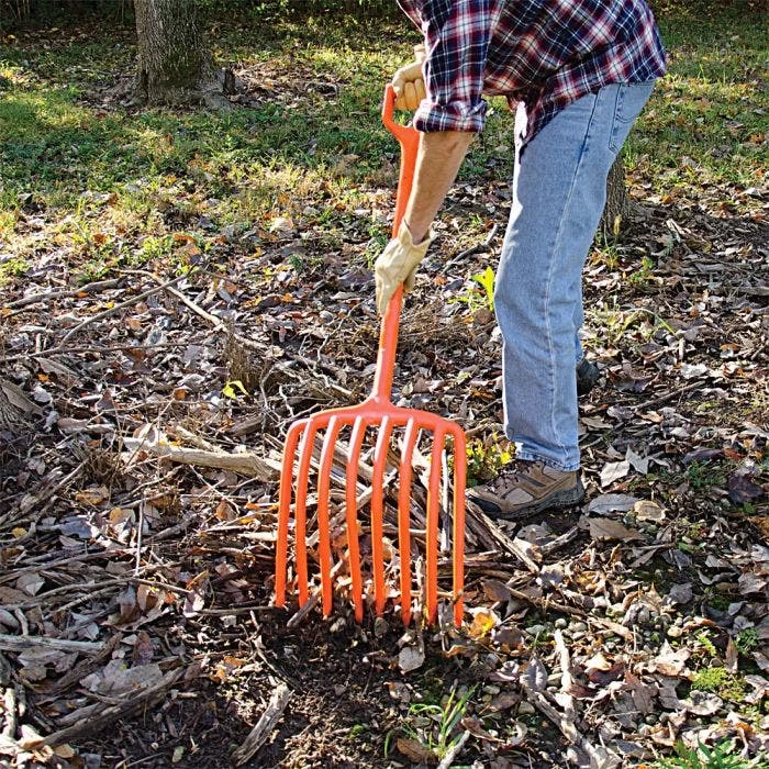 Leonard 8-Tine All-Poly Scoop Fork With 30-inch D-Grip Handle 5 Leonard 8-Tine All-Poly Scoop Fork With 30-inch D-Grip Handle - Image 5
