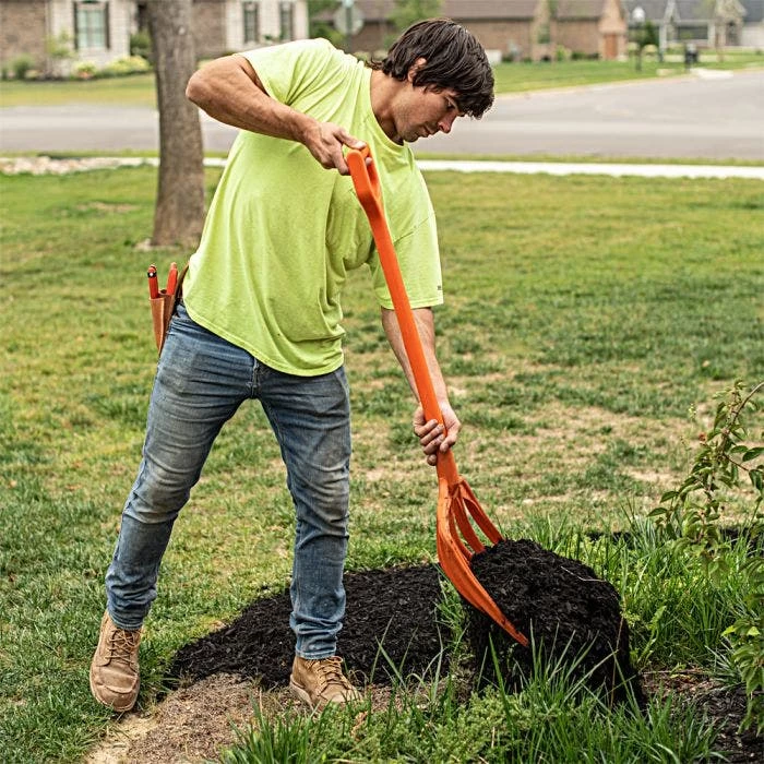 Poly Mulching Fork With D-Grip Handle By A.M. Leonard, 8 Tine, 15in Scoop X 44in Length, Lifetime Warranty 9 Poly Mulching Fork With D-Grip Handle By A.M. Leonard, 8 Tine, 15in Scoop X 44in Length, Lifetime Warranty - Image 9