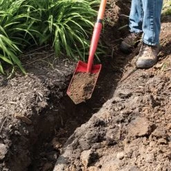 Leonard Trenching Shovel With 4-Inch Wide Blade -Garden-Tools ats4 7