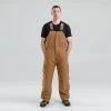BERNE Original Washed Insulated Bib Overalls Brown 3X Large Tall