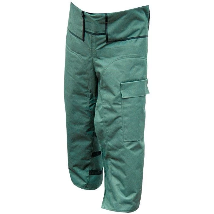 Apron Style Chainsaw Chaps, Forest Green, Short Length 1 Apron Style Chainsaw Chaps, Forest Green, Short Length