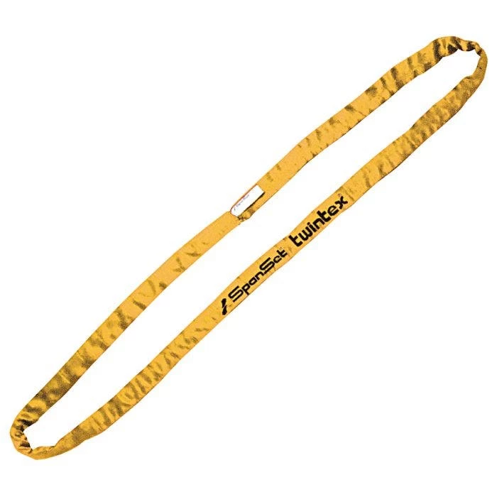 TwinTex Round Sling Load Capacity 8000lb 4ft Yellow 1 TwinTex Round Sling Load Capacity 8000lb 4ft Yellow