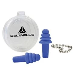 Quattro™ Reusable Ear Plug, With Case & Chain, Box Of 50 Pair