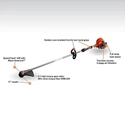 ECHO SRM-2320T 21.2cc Straight Shaft Trimmer With High Torque Gear Box -Garden-Tools est07 4