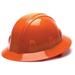 Full Brim Hard Hat, Orange -Garden-Tools fbhh 5o 3