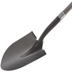 Leonard Contractor-Grade Shovel, Round Point With Fiberglass Handle -Garden-Tools frp260 2