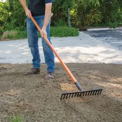 Leonard Forged Straight Rake With Tuff-Strong Handle -Garden-Tools fs16 5