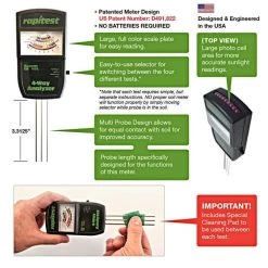 Electronic 4-Way Soil Analyzer Meter -Garden-Tools fw1880 2