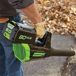 Greenworks Pro 80V Li-Ion Cordless Blower With Battery And Charger -Garden-Tools gbl320 2