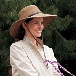 Dark Brown Women's Braided Hat Dark Brown -Garden-Tools ghb01 2