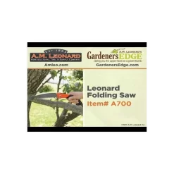 Tri-Edge Folding Pruning Saw By A.M. Leonard, 7in Curved Replaceable Blade, Lifetime Warranty 11 Tri-Edge Folding Pruning Saw By A.M. Leonard, 7in Curved Replaceable Blade, Lifetime Warranty -Garden-Tools hqdefault 14 1