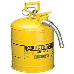 Justrite Type II Accuflow Safety Can, 5 Gal, Yellow
