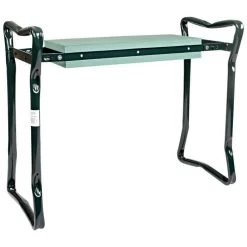 Green Garden Kneeler And Bench With Pouch 11 Green Garden Kneeler And Bench With Pouch -Garden-Tools knstpch grn 2