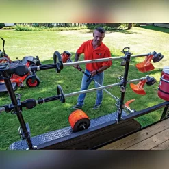 Channel Style Lockable Trimer Racks, 3 Trimmers -Garden-Tools lt13 live 1