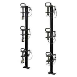 Channel Style Lockable Trimer Racks, 3 Trimmers