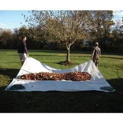 Lawn Bagg Tarp, Double Bottom, 8 Ft X 10 Ft