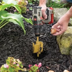 The MAXBIT 4-inch Garden Hole Digging Drill Bit -Garden-Tools mb4 y 6