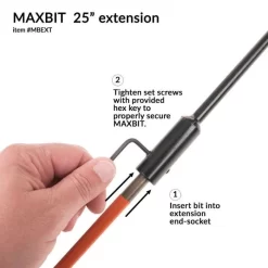 The MAXBIT Garden Hole Digging Drill Bit Kit -Garden-Tools mbx px 10